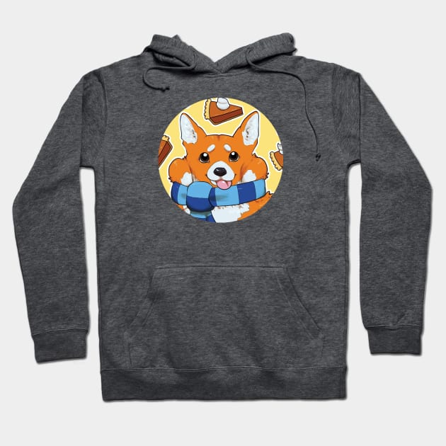 Corgi Face Hoodie by mcbenik